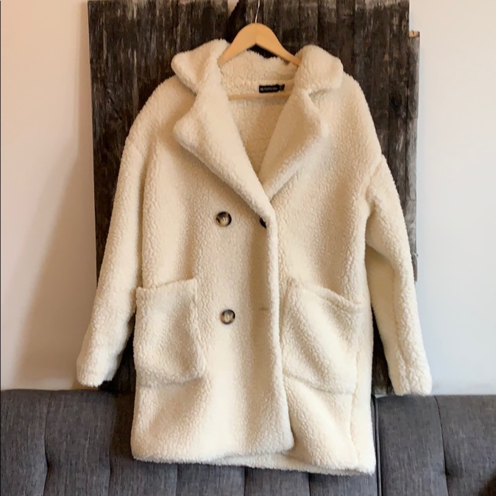 Amazing oversized teddy bear coat like the viral MaxMara coat!